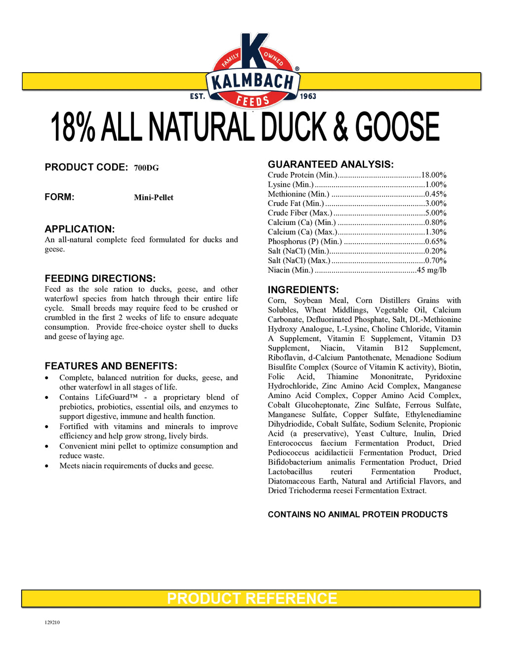 Duck, Goose & Swan Feed