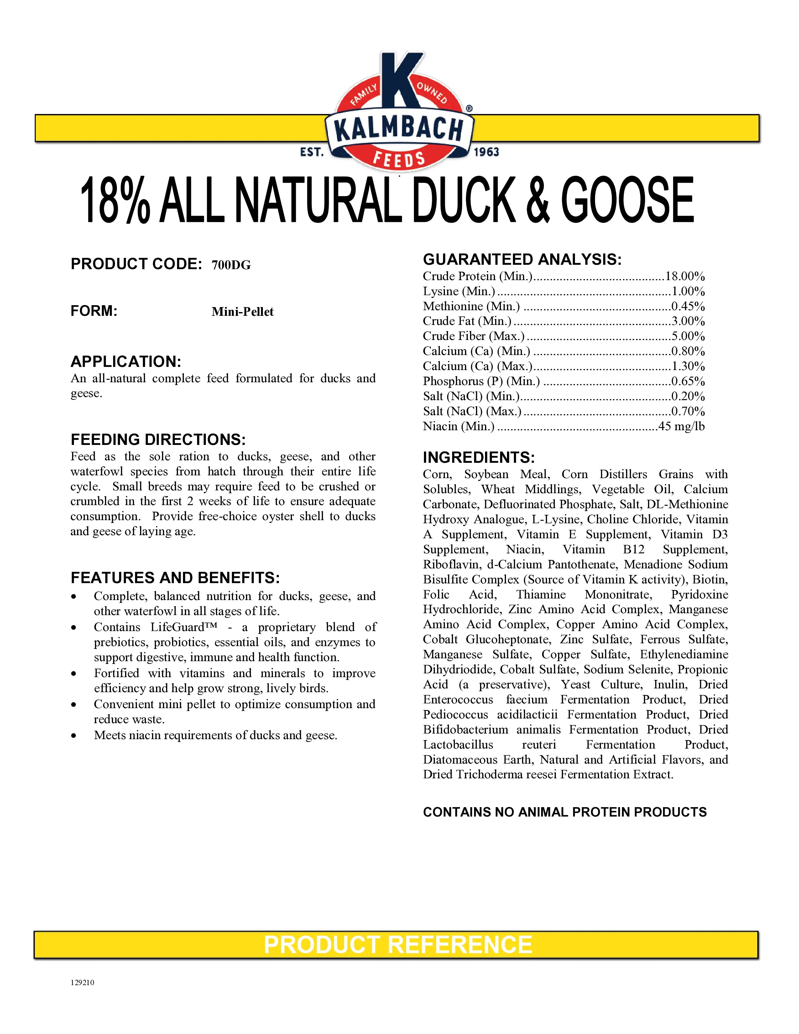 Duck, Goose & Swan Feed