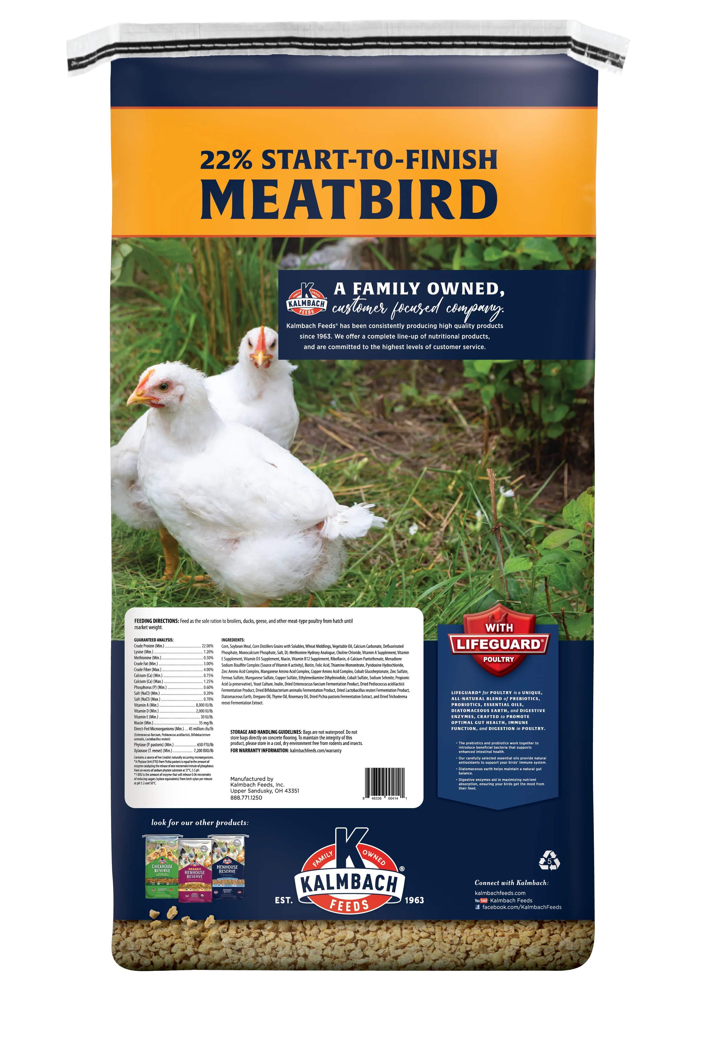 22% all natural Meat bird crumble