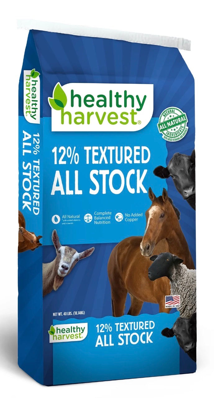 12% all stock textured rations