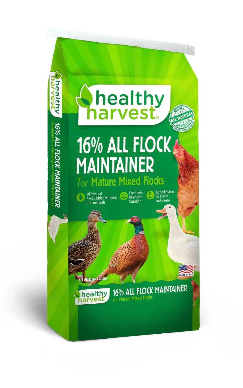 Healthy harvest 16% all flock maintainer