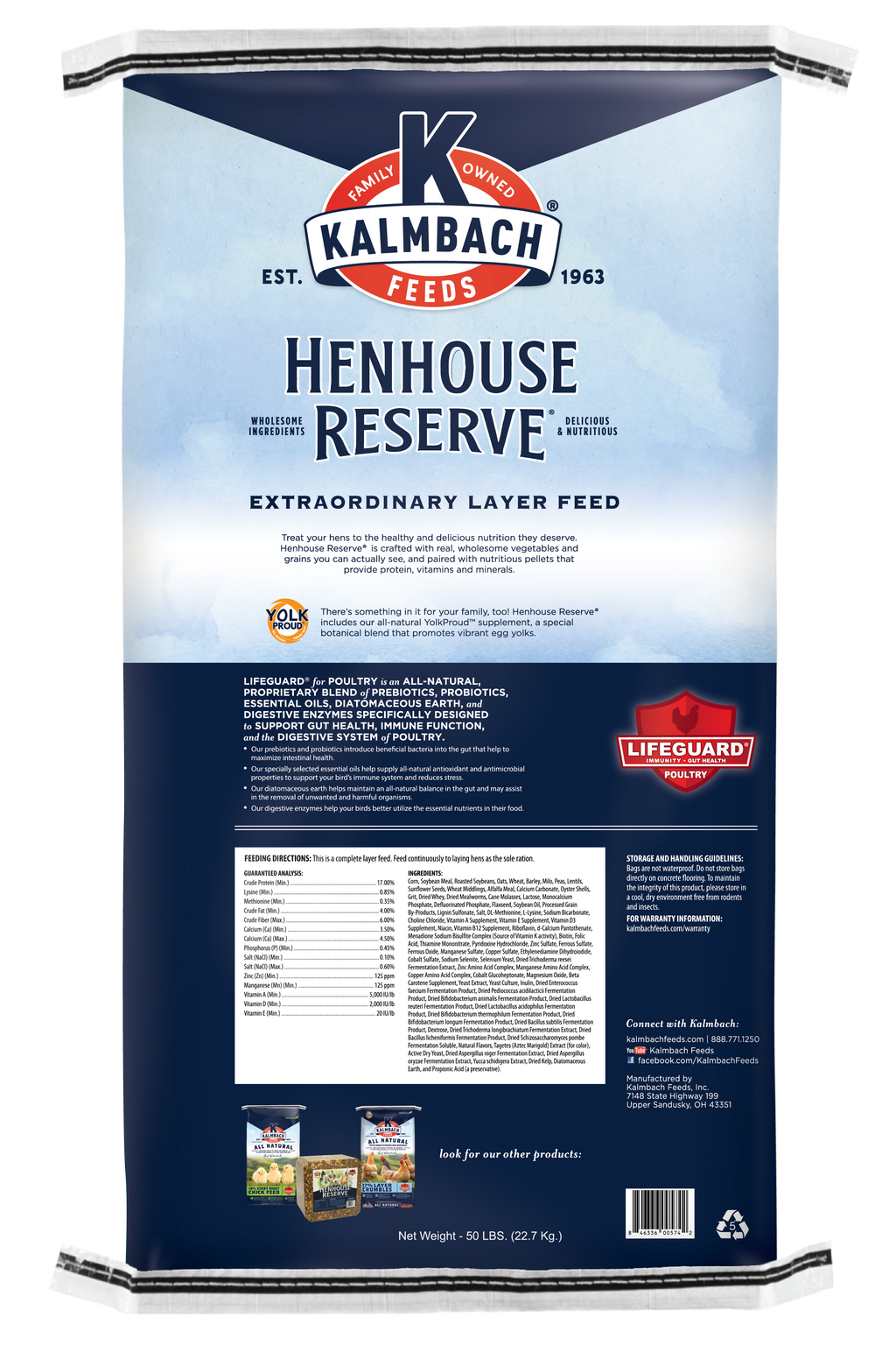 Kalmbach Henhouse reserve 30lb