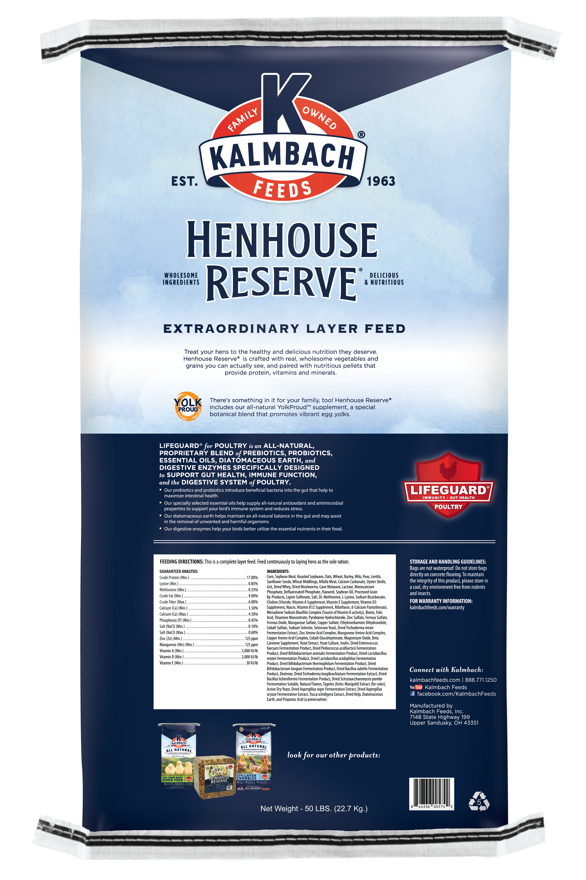 Kalmbach Henhouse reserve 30lb