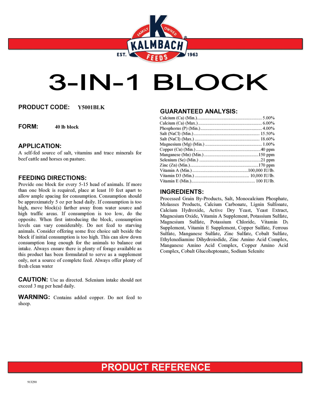 3-In-1 Supplement Block