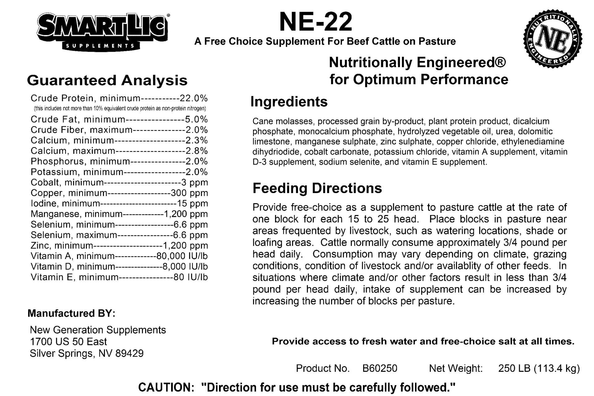 SMARTLIC NE-22 (125lbs.)