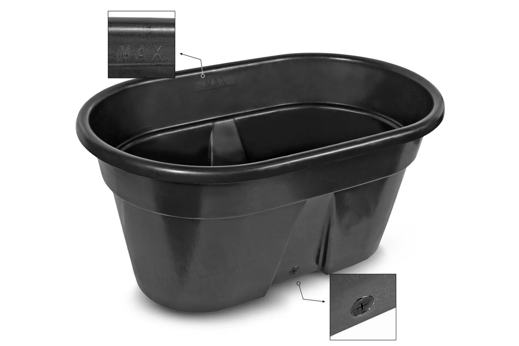 100 Gal. Tub with Drain Plug