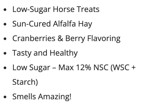Haystack Wildberry Horse Treats