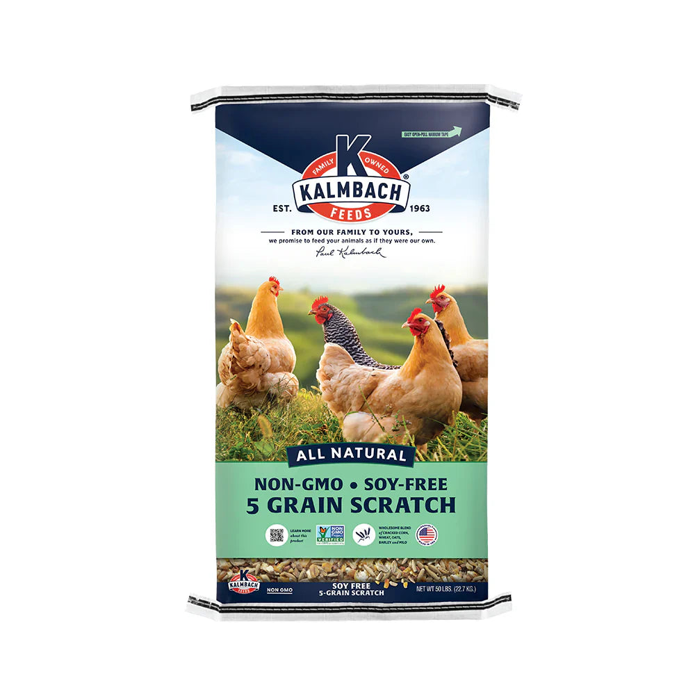 Soy-Free 5-Grain Premium Scratch (Non-GMO)