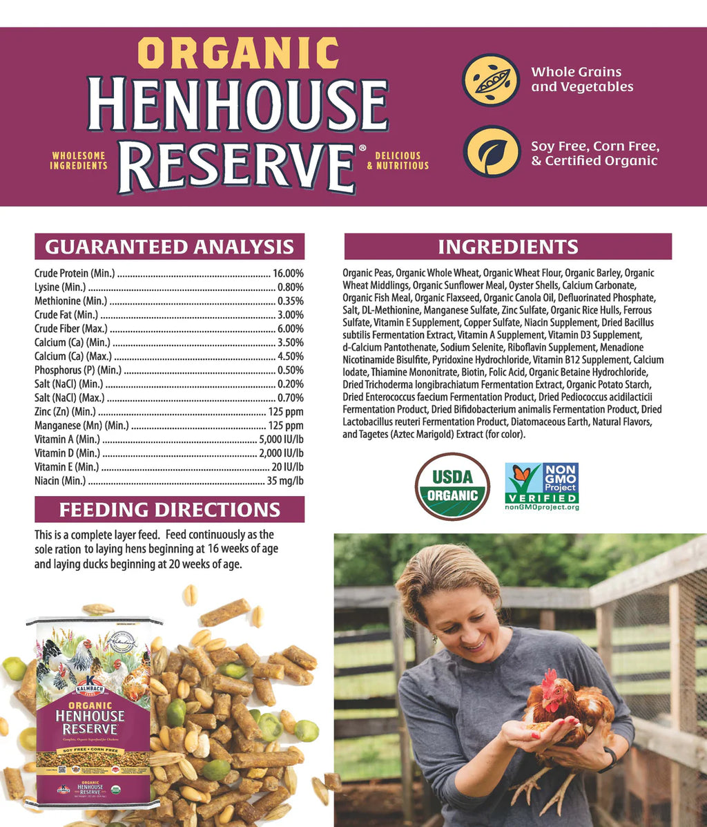 Organic Henhouse Reserve® for Chickens and Poultry