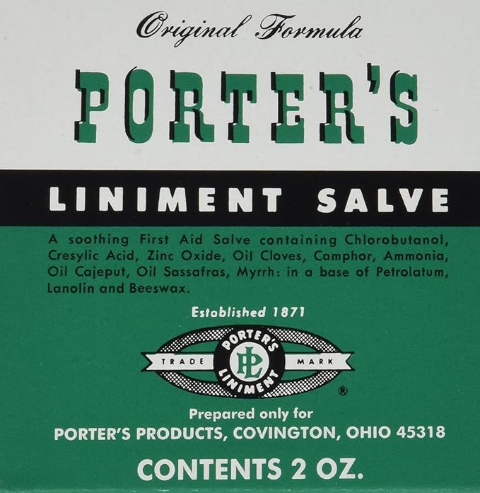 Porter's Liniment Salve 2OZ
