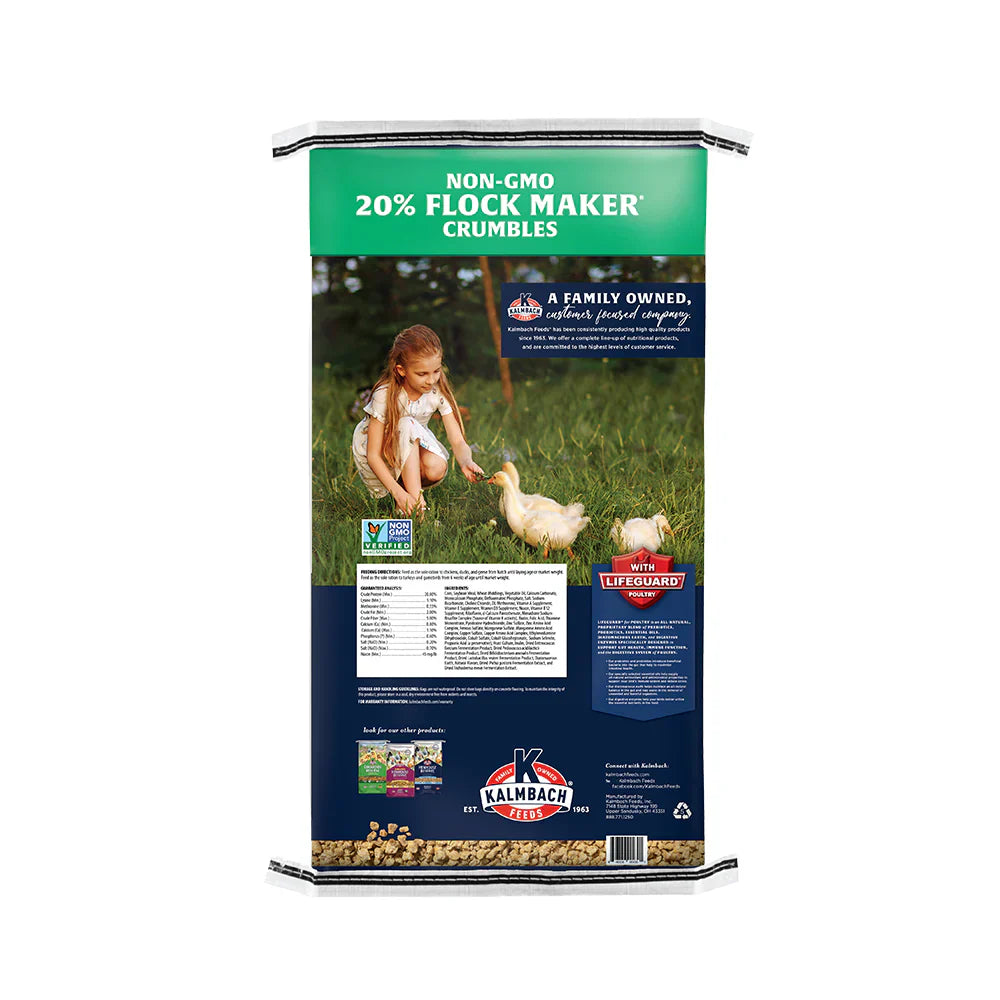 20% Flock Maker® (Non-GMO Crumble)